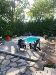 aménagement paysager de votre cour arrière - piscine
